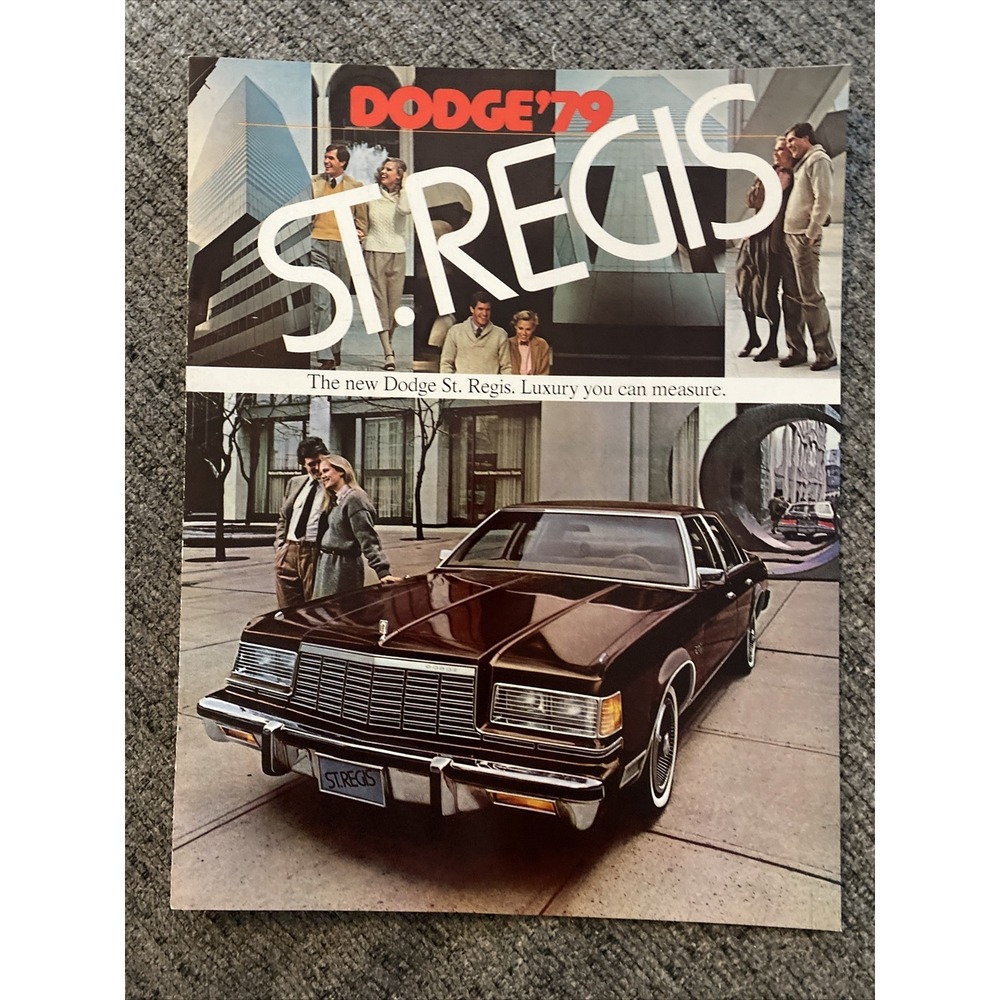 1979 Dodge St.‎ Regis Sedan Original Car Sales Brochure Catalog Ad Automobile